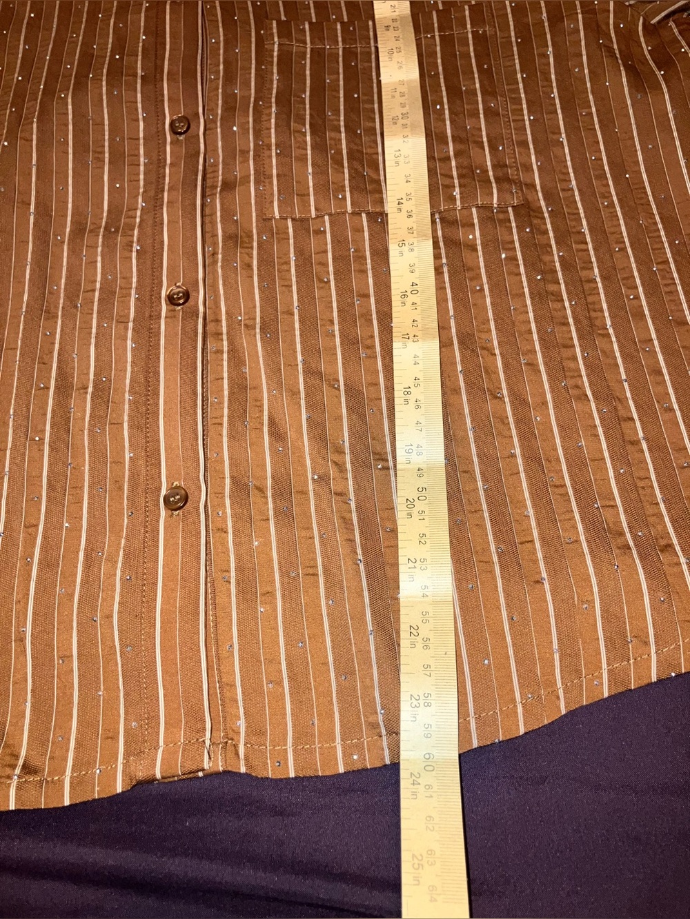 Mango Stripe Rhinestone Shirt - Picture 11 of 15